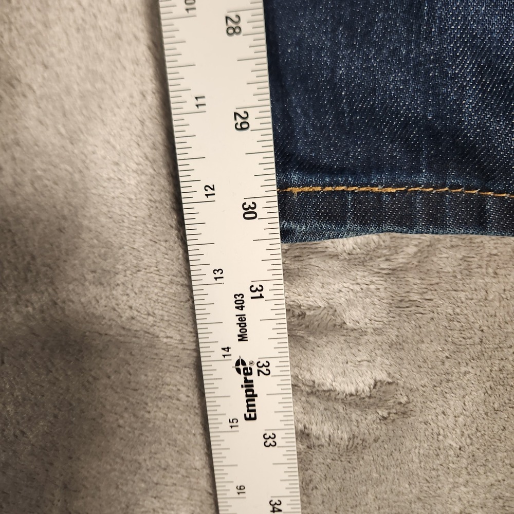 Levi's 505 Jeans Men's 40X30 Blue Dark Wash Straight Fit‎ Classic Denim - Picture 4 of 12